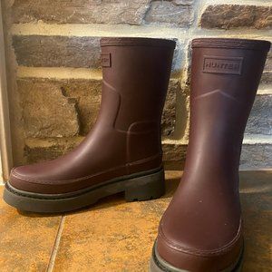 New HUNTER REFINED SHORT STITCH BOOTS